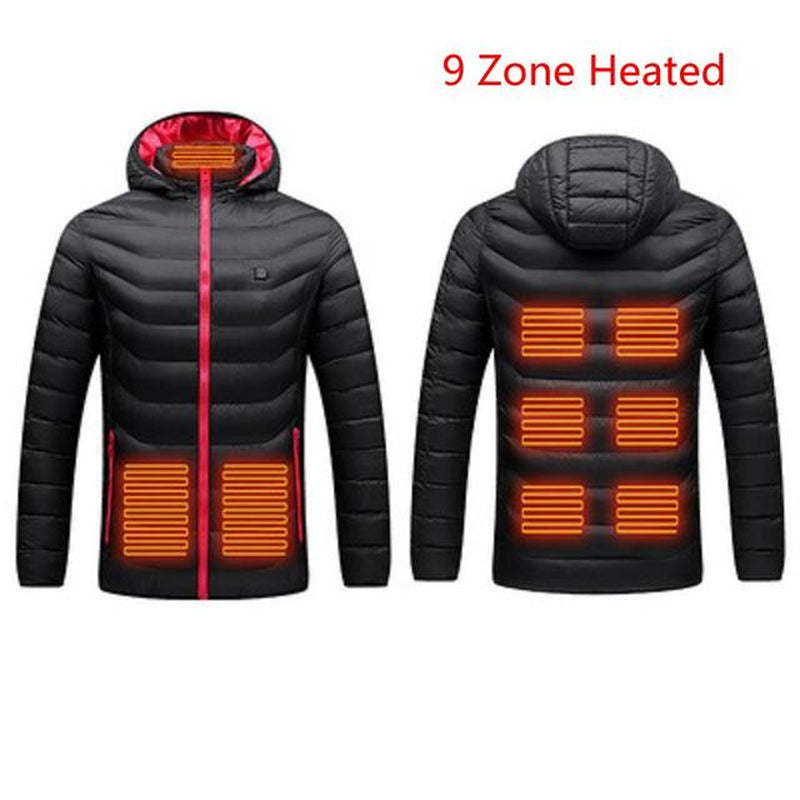 Electric Heated Jacket Winter Warm Self Heating Vest USB Charging Men Heating Jacket Waterproof Outdoor Sports Women Heated Vest