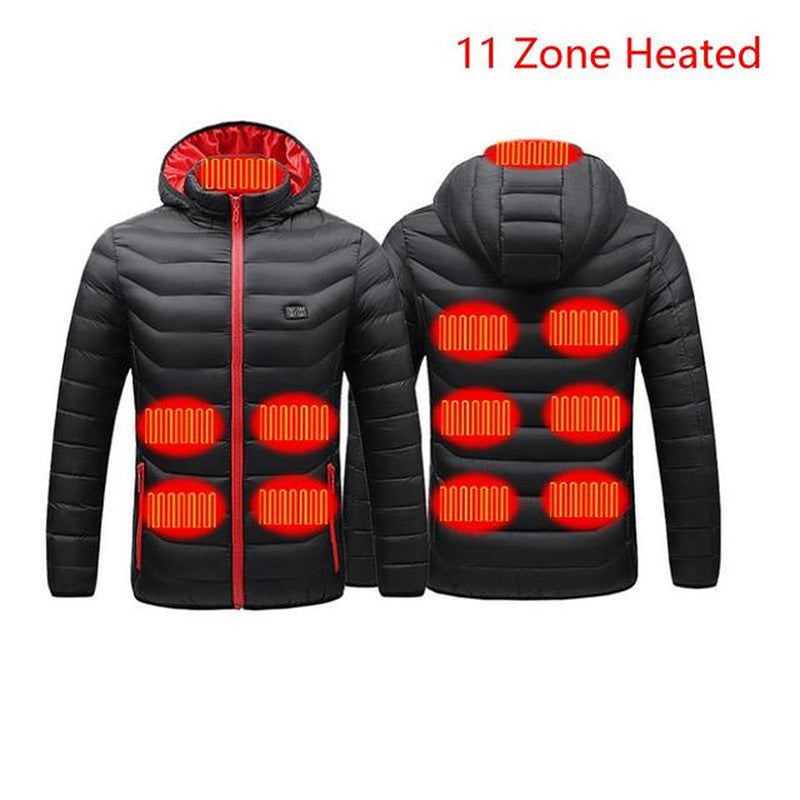 Electric Heated Jacket Winter Warm Self Heating Vest USB Charging Men Heating Jacket Waterproof Outdoor Sports Women Heated Vest