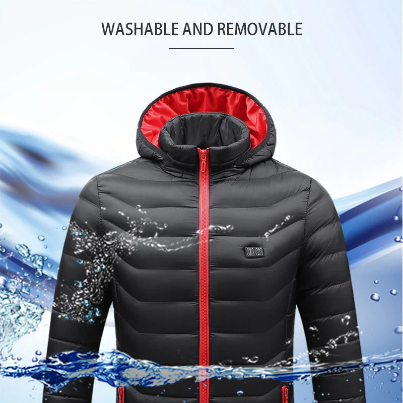 Electric Heated Jacket Winter Warm Self Heating Vest USB Charging Men Heating Jacket Waterproof Outdoor Sports Women Heated Vest